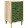 vidaXL Nachttisch GELEEN Sonoma-Eiche 36 x 33 x 60 cm Holzwerkstoff