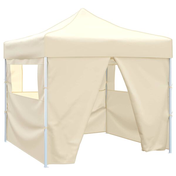 vidaXL Party-Zelt Creme 291 x 291 x 315 cm Oxford-Stoff