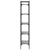 vidaXL B&uuml;cherregal 5 F&auml;cher Grau Sonoma 56x31,5x174 cm Holzwerkstoff