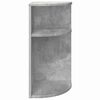 vidaXL Beistelltisch Beton Grau 29,6 x 29,6 x 60 cm Holzwerkstoff