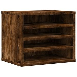 vidaXL Schreibtisch-Organizer R&auml;uchereiche 36x26x29,5 cm Holzwerkstoff