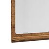 vidaXL Badspiegel mit Ablage Altholz-Optik 40x11x37 cm Holzwerkstoff