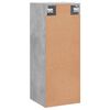 vidaXL Wandschrank Betongrau 34,5x34x90 cm