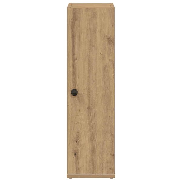 vidaXL Badezimmerschrank mit Rollenhalter Artisan-Eiche 20,5x22x72 cm