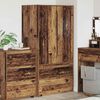 vidaXL Schrank mit Schubladen Altholz 79,5 x 49 x 156 cm Holzwerkstoff