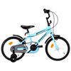 vidaXL Kinderfahrrad 16 Zoll Schwarz und Blau