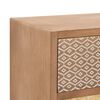 vidaXL Beistellschrank mit 4 Schubladen Braun 34,5x30x74,5 cm MDF