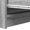 vidaXL Sideboard Grau Sonoma 100x35x99 cm Holzwerkstoff
