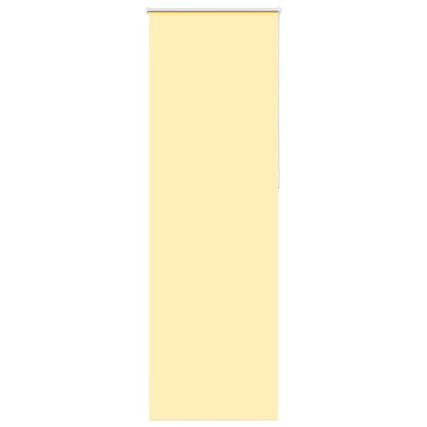 vidaXL Verdunkelungsrollo Gelb 80x210 cm Stoffbreite 75,7 cm Polyester