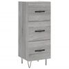 vidaXL Highboard Grau Sonoma 34,5x34x180 cm Holzwerkstoff