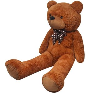 vidaXL Weicher XXL-Pl&uuml;sch-Teddyb&auml;r Braun 85 cm