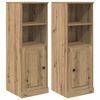 vidaXL Highboard mit Schubladen 3 pcs Artisan-Eiche Holzwerkstoff