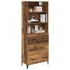 vidaXL Highboard Altholz 69,5 x 34 x 180 cm Holzwerkstoff