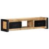 vidaXL TV-Schrank 100x30x25 cm Raues Massivholz Mango