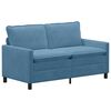 vidaXL Sofa Blau 156 x 81 x 87,5 cm Stoff