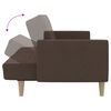 vidaXL Schlafsofa 2-Sitzer Taupe Stoff