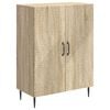 vidaXL Sideboard Sonoma-Eiche 66 x 34,5 x 89,5 cm Holzwerkstoff