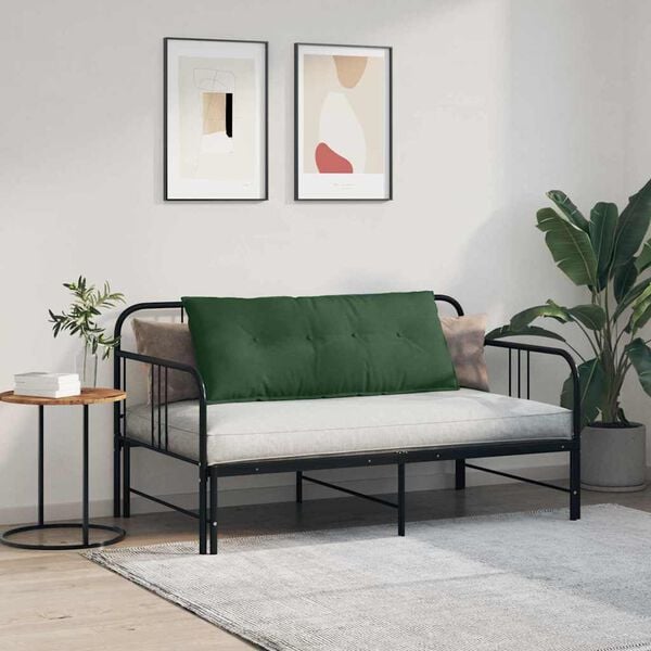 vidaXL R&uuml;ckenkissen Dschungelgr&uuml;n 120 x 50 cm Cordstoff