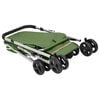 vidaXL Hundewagen Faltbar Grün 100x49x96 cm Leinenstoff