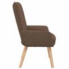 vidaXL Sessel Braun 63 x 67 x 94 cm Stoff und Sperrholz