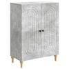 vidaXL Sideboard Betongrau 66 x 34,5 x 90 cm Holzwerkstoff