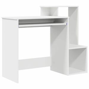 vidaXL Schreibtisch Wei&szlig; Holzwerkstoff 106 x 41 x 88.5 cm