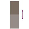 vidaXL Verdunkelungsrollo Kaffeebraun 50x130cm Stoffbreite 45,7 cm