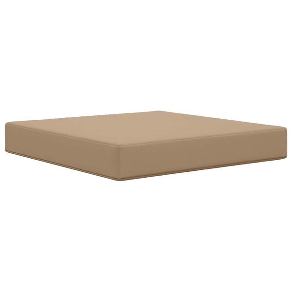 vidaXL Sofakissen f&uuml;r drau&szlig;en 2 pcs Taupe Polyester