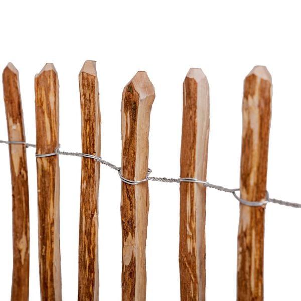 vidaXL Staketenzaun Haselnuss 120x250 cm