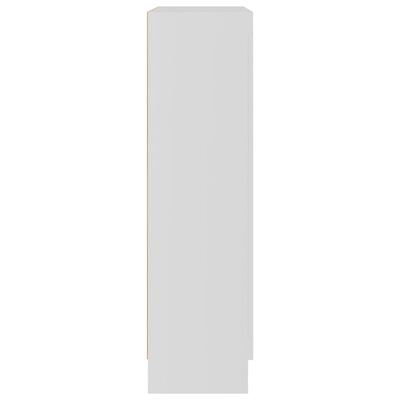 vidaXL Vitrinenschrank Weiß 82,5x30,5x115 cm Holzwerkstoff