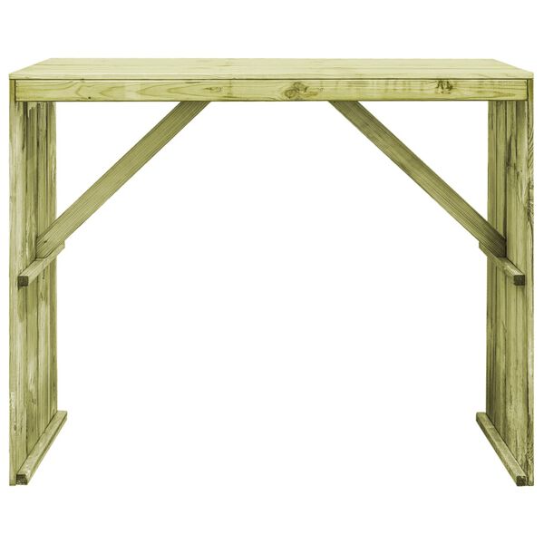 vidaXL 7-tlg. Gartenbar-Set Kiefernholz Impr&auml;gniert