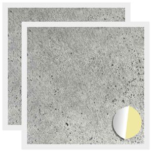 vidaXL Selbstklebende Schraubenabdeckung 2 stk. Beton Grau