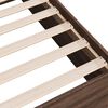 vidaXL Bettgestell Braun Eichen-Optik 160x200 cm Holzwerkstoff