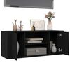 vidaXL TV-Schrank Schwarz 100x35x40 cm Holzwerkstoff