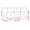 vidaXL TV-Schrank Sonoma-Eiche 102x36x50 cm Holzwerkstoff