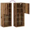 vidaXL TV-Schrankset Altholz 40,5 x 30 x 102 cm Holzwerkstoff
