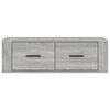vidaXL TV-Wandschrank Grau Sonoma 80x36x25 cm Holzwerkstoff