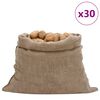 vidaXL Jutes&auml;cke 30 Stk. 100x110 cm 100% Jute 220 g/m&sup2;