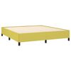 vidaXL Boxspringbett mit Matratze Gr&uuml;n 180x200 cm Stoff