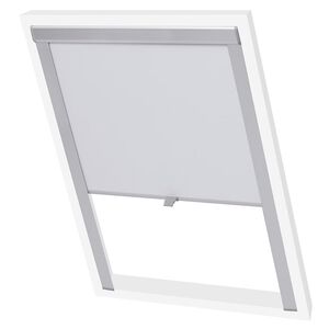 vidaXL Verdunkelungsrollo Wei&szlig; 102 GGL und GGU