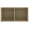 vidaXL TV-Schrank Sonoma-Eiche 72x35x36,5 cm Holzwerkstoff