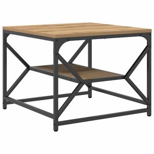 vidaXL Couchtisch Artisan-Eiche 51 x 50 x 40 cm