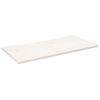 vidaXL Schreibtischplatte Wei&szlig; 100x60x2,5 cm Massivholz Kiefer