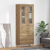 vidaXL Highboard mit Schubladen Artisan-Eiche 69,5 x 34 x 180 cm