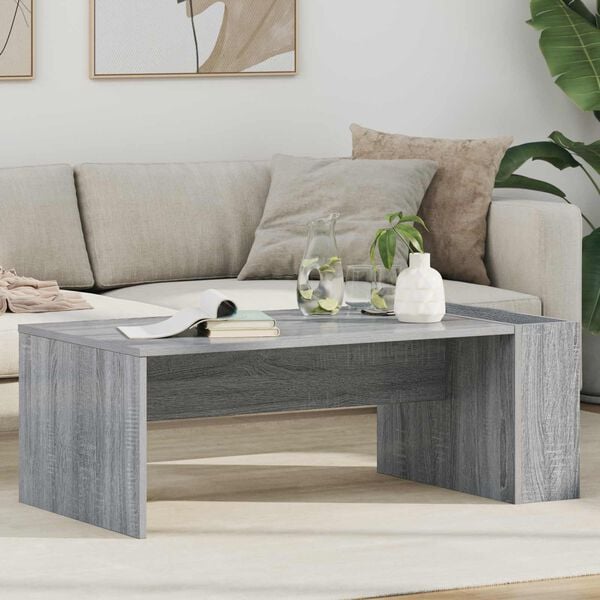 vidaXL Couchtisch Graues Sonoma 95 x 50 x 34 cm Holzwerkstoff