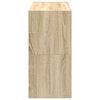 vidaXL Schuhregale 2 Stk. Stapelbar Sonoma-Eiche 60x30x30,5 cm