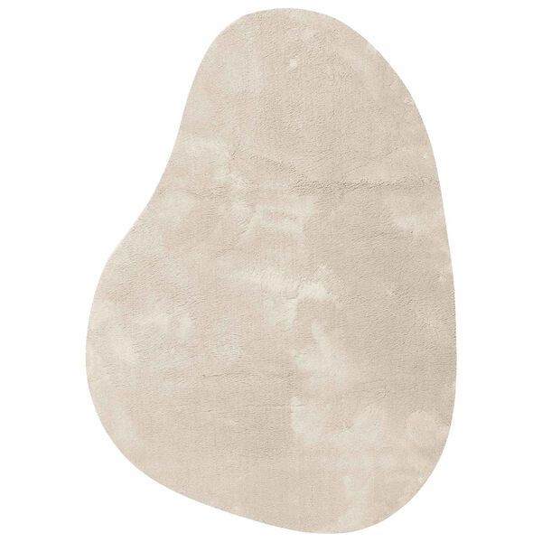vidaXL Bereichsteppiche HUARTE Beige 140 x 200 cm Polyester