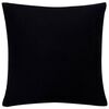 vidaXL Kissen 2 Stk. Foliendruck Schwarz und Golden 40x40 cm Baumwolle