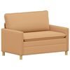 vidaXL Sofa Beige 126 x 81 x 87,5 cm Stoff