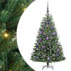 vidaXL K&uuml;nstlicher klappbarer Weihnachtsbaum Gr&uuml;n 120 cm